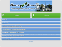 Tablet Screenshot of accountinglink-churches.com